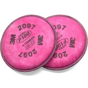 3M™ - 2097 P100 顆粒物過濾棉 (1對)
