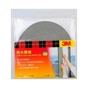 3M™ 門縫窗隙防水膠條 2293 - 1/4吋 X 1/2吋 X 17呎