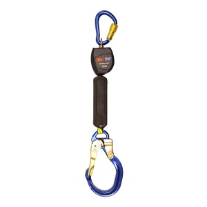 3M™ DBI-SALA™ Nano-Lok™ 伸縮防墜器鍍鋅鋼纜尾繩(安全带/安全繩) 3101469 (1.8 米) srl