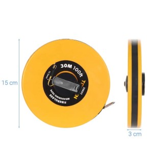東森牌 - TOLSEN 玻璃纖維捲尺（公制和英制）#35022  /30米(香港行貨)