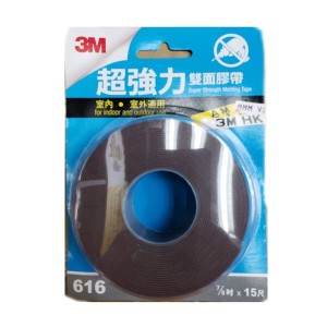 3M™ 超強力雙面膠紙 (P616) 7/8"x15尺