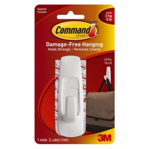 3M™ COMMAND™ 無痕™ 實用型掛鈎 - 大型 17003