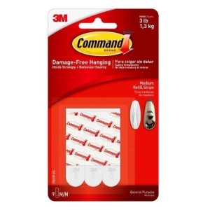 3M™ COMMAND™ 無痕™ 膠貼補充裝─中型 17021