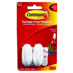3M™ COMMAND™ 無痕™ 設計師型掛鈎 - 小型 17082