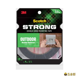 3M Scotch 411-M19 超強力雙面膠貼-戶外用 (19mm x 4M)