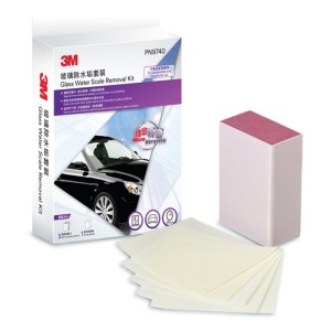 3M™ 玻璃除水垢套裝 PN9740