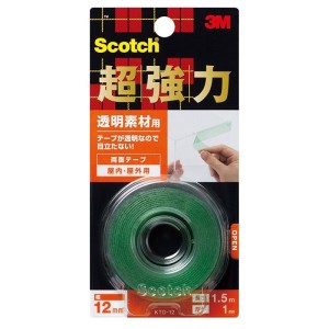 3M™ 思高™ 超強力雙面膠貼 - 透明材料用 KTD-12