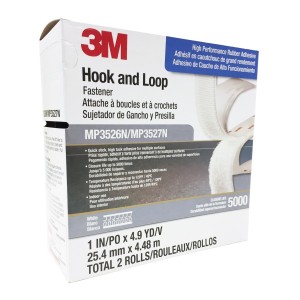 3M™ 魔術貼(白色)  Hook and Loop - 1吋 X 4.9碼 PN 06488 MP3526N / MP3527N