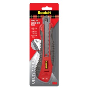 3M™ 思高™ 重型自動鎖界刀 (紅色) 防滑界刀 | 五金街 - 工程 裝修 - 香港建材工具網購平台