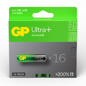 GP 超特強鹼性電池AA 16粒裝 GPPCA15UP182 2A