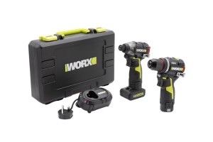 WORX 威克士 12V 無刷電鑽起子孖寶(4.0Ah+2.0Ah鋰電池套裝) WU927 [香港行貨]