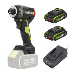 Worx 威克士 - 20V 液壓降噪起子機 WU298D (雙2A電 2A充電器套裝) [香港行貨] 