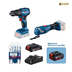 Bosch 博世 衝擊鑽 GSB 185 + 萬用寶 GOP 185 雙機雙電 經濟優惠套裝
