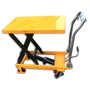 【上貨專用】摺合式 油壓 升降 手推車 Hand-Hydraulic Table Truck -YF50 額定負載：500kg