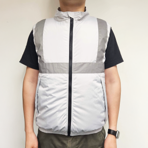 [現貨] 真 ‧ 冷氣背心 反光帶 風扇背心 灰色 QC12 (套裝)