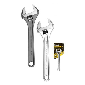 【6" 24mm】美國 C.H. HANSON 活動扳手 6HPB 歐式 (重裝闊口) 黑身