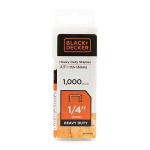 Black & Decker 美國百得 2分釘 ( 1/4吋 6mm ㄇ型釘 1000支) BDTRA704T