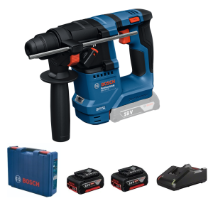 BOSCH 博世 GBH 18V-18 (雙4.0a電池套裝) 無碳刷輕型油壓鑽
