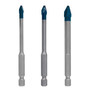 BOSCH 超硬磁磚鑽咀3枝裝 EXPERT HEX-9 HARDCERAMIC BITS ( 5/6/8 mm)
