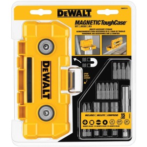 【非實價】DEWALT 得偉 15件磁石盒批咀卜頭套裝 DWMTC15【歡迎查詢】