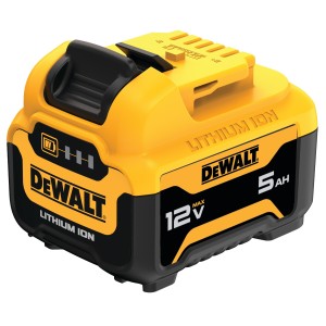 DEWALT -  得偉12V 5AH 小拳石鋰電池(日韓製造) DCB126