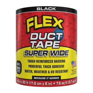 美國 FLEX SEAL 超強力膠帶4.6吋x20呎(黑色) DUCT TAPE