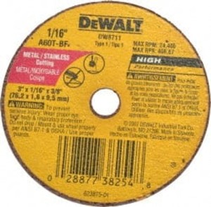 【非實價】DEWALT 得偉 3吋 砂輪碟 DW8711(DCS438專用)【歡迎查詢】
