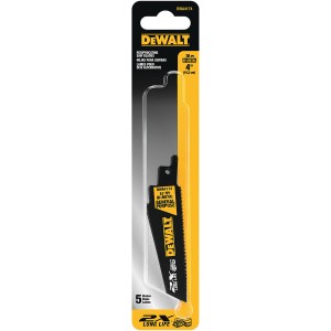 【非實價】DEWALT 得偉 4" 鐵木魚藏劍 5支裝 DWA4174 (鋸鐵、鋸木通用)【歡迎查詢】