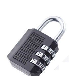 三環牌 3 / 4 位 黑色密碼鎖