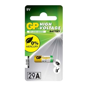 GP高伏特無汞電池29AF 1粒咭裝 GPPBA29AF002
