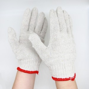 紅邊 勞工手套 (12對 - 12pcs)