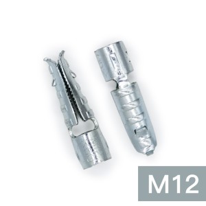 【100粒】鐵製 鱷魚咀 平頭頂爆 M12 X 60 mm