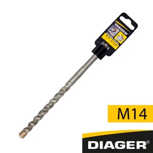 法國DIAGER可過鋼筋鑽嘴 M14(有不同長度)