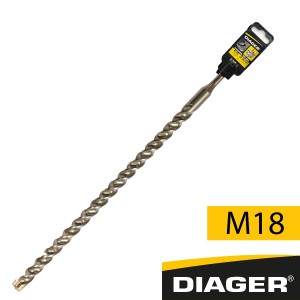 法國DIAGER可過鋼筋鑽嘴 M18