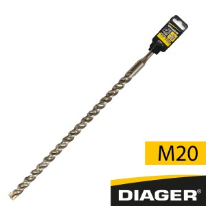 法國DIAGER可過鋼筋鑽嘴 M20（有不同長度）