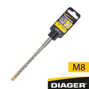 法國DIAGER可過鋼筋鑽嘴 M8(有不同長度)