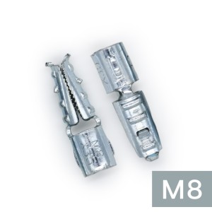 【100粒】鐵製 鱷魚咀 平頭頂爆 M8 X 35 mm