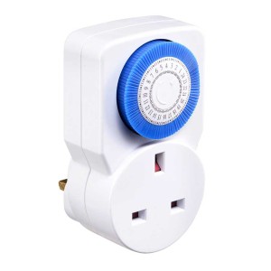 Masterplug - 機械式電源定時器- 24小時定時斷電設定 - TMS24