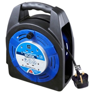 【20米】Masterplug - 4 X 13A 20米拖轆 HBT2013/4BL 藍黑色