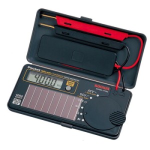 日本三和 SANWA 便攜式太陽能數字萬用電錶 PS8a Digital Multimeter