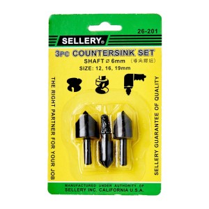 SELLERY 倒角鑽組 3枝裝 26-201 倒角