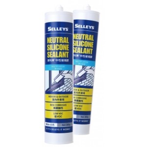 犀利牌 中性玻璃膠 Selleys Neutral Silicone Sealant 300G (不同顏色)