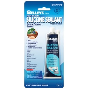犀利牌 多用途透明玻璃膠 Selleys Silicone Sealant Clear 75g