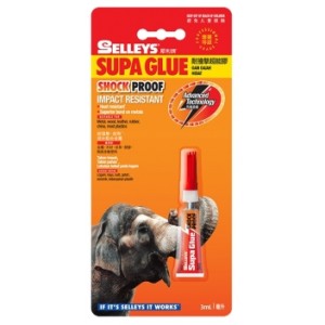 犀利牌 耐撞擊超能膠 Selleys Supa Glue Shock Proof 3ml 04-1180