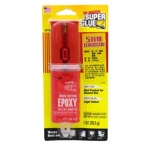 Super Glue 5分鐘針筒混合膠 AB膠