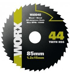 WORX 威克士 – 電鋸鋸片 HSS 多用途鋸片 85mm, 44T WA5040