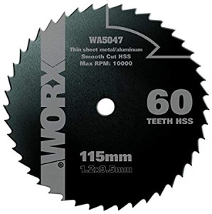WORX 威克士 – 電鋸鋸片 HSS 多用途鋸片 115mm, 60T WA5047