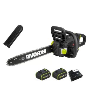 WORX 威克士 - 40V  16"無刷鋰電鏈鋸 WD384(雙4A電套裝) [香港行貨]
