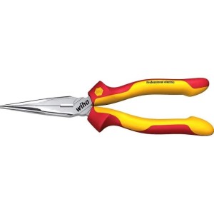 德國 WIHA 6 1/2"專業型電工絕緣尖嘴鉗 - 26720