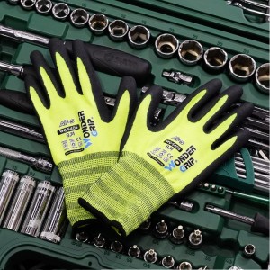 Wonder Grip AIR S 新款透氣輕巧型觸屏作業手套(黃色) WG540S
